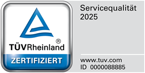 Siegfried Hartmann GbR ist von TÜV Rheinland zertifiziert Bild mit Zertifikat von TÜV-Rheinland
